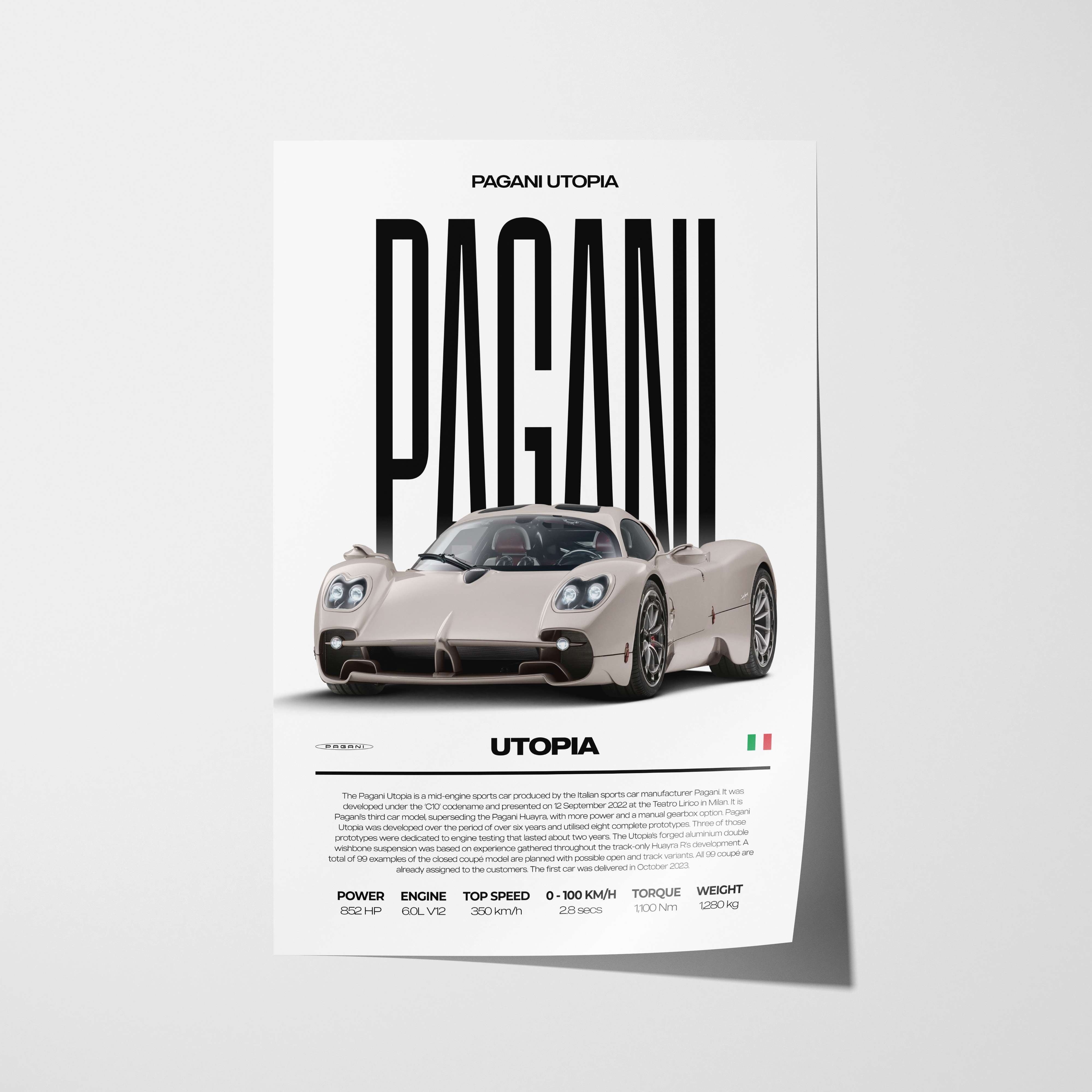 Pagani Utopia Poster