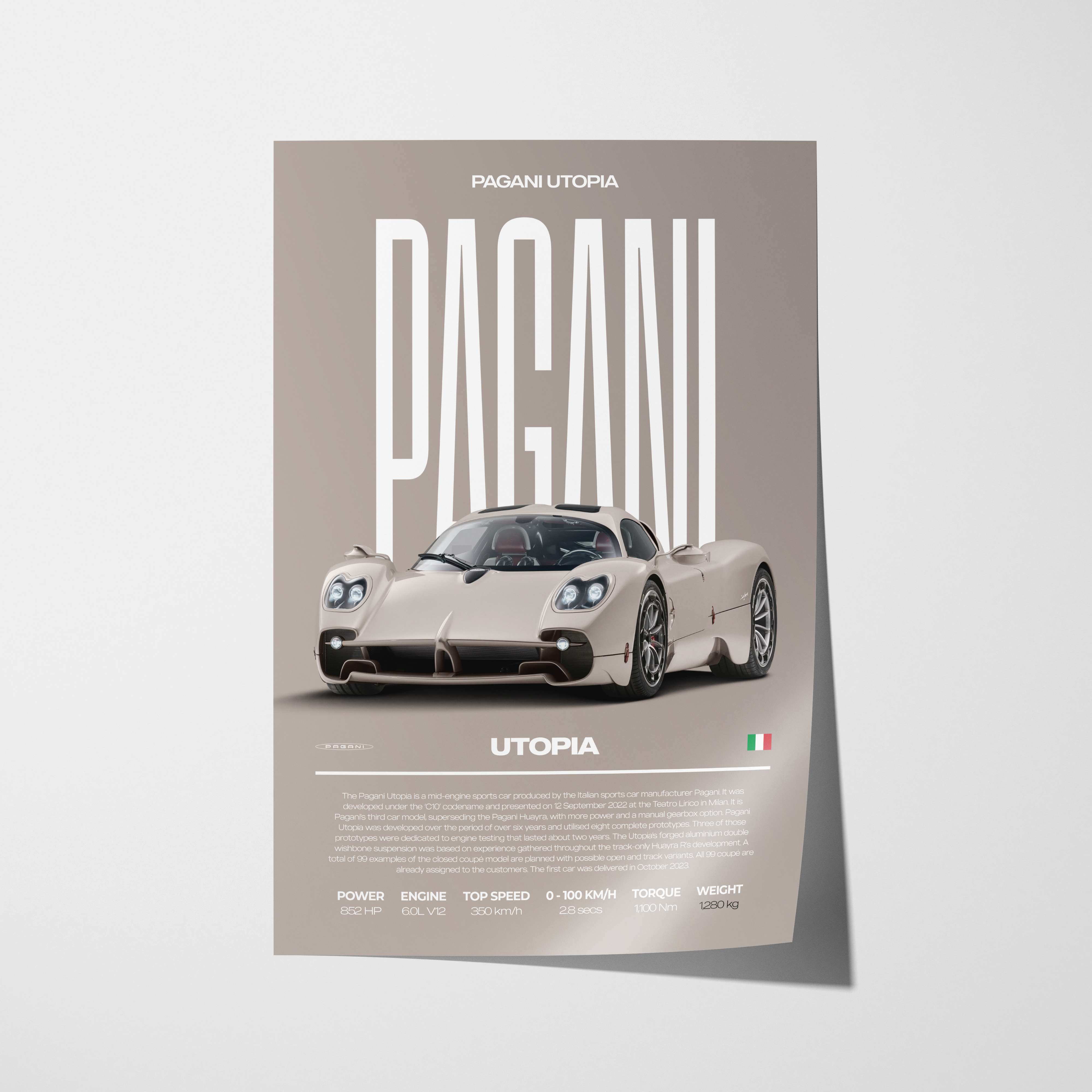 Pagani Utopia Poster