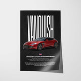 Vanquish Zagato Shooting Brake Car Poster