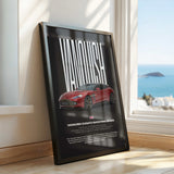 Vanquish Zagato Shooting Brake Car Poster