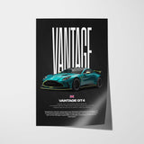 Vantage GT4 Car Poster