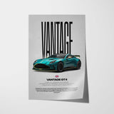 Vantage GT4 Car Poster