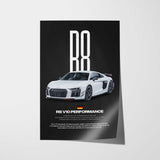 R8 V10 Performance Car Poster