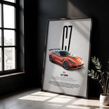 Corvette C7 ZR1 Car Poster
