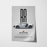 R8 5.2 V10 FSI Car Poster