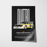 Sport Quattro S1 E2 Car Poster