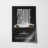 33 Stradale Car Poster