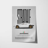 33 Stradale Car Poster