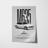 M635CSi Car Poster