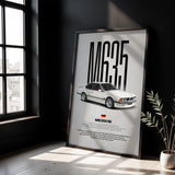 M635CSi Car Poster