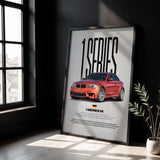 1 Series M Coupe Car Poster