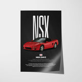 NSX NA1 Car Poster