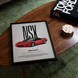 NSX NA1 Car Poster