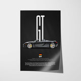 Carrera GT Car Poster