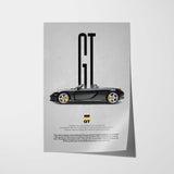 Carrera GT Car Poster