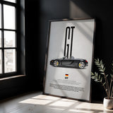 Carrera GT Car Poster