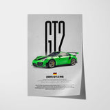 911 991 GT2 RS Car Poster