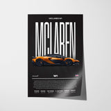 McLaren W1 Poster