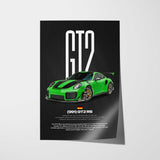 911 991 GT2 RS Car Poster