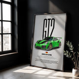 911 991 GT2 RS Car Poster
