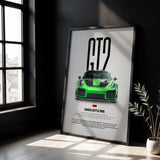 911 991 GT2 RS Car Poster