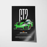 911 991 GT2 RS Car Poster
