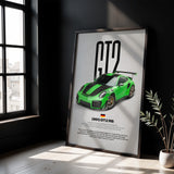 911 991 GT2 RS Car Poster