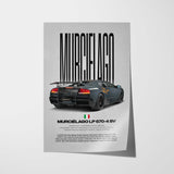 Murciélago LP670-4 SV Car Poster
