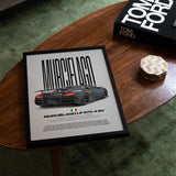 Murciélago LP670-4 SV Car Poster