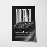 Murciélago LP670-4 SV Car Poster