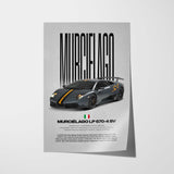 Murciélago LP670-4 SV Car Poster