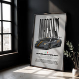 Murciélago LP670-4 SV Car Poster