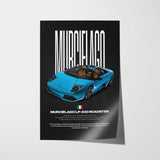 Murciélago LP 640 Roadster Car Poster