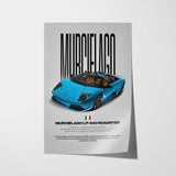 Murciélago LP 640 Roadster Car Poster
