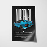 Murciélago LP 640 Roadster Car Poster