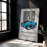 Murciélago LP 640 Roadster Car Poster