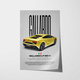 Gallardo LP560-4 Car Poster