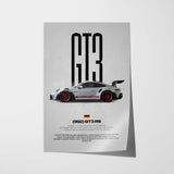 911 992 GT3 RS Car Poster