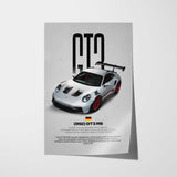 911 992 GT3 RS Car Poster