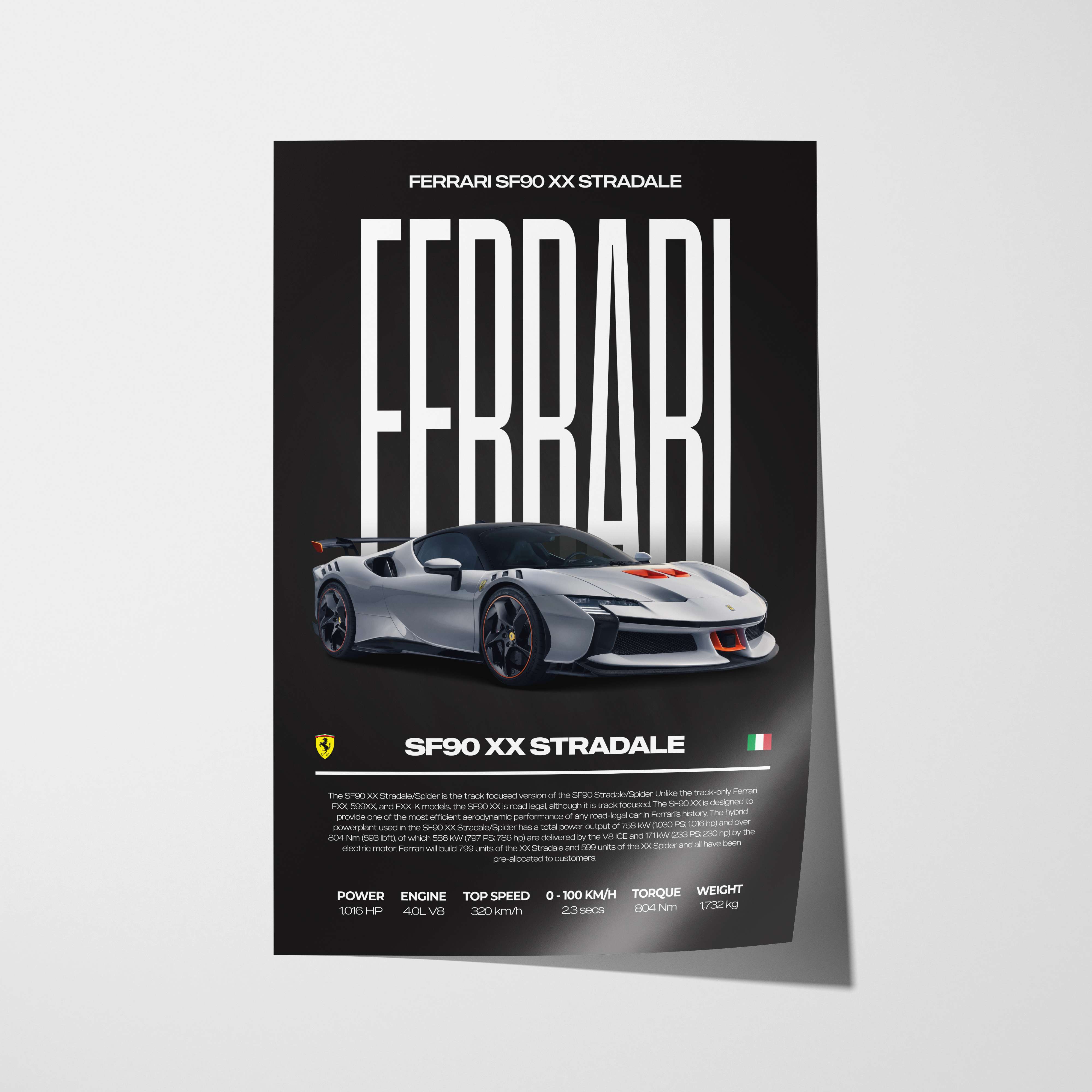 Ferrari SF90 XX Stradale Poster