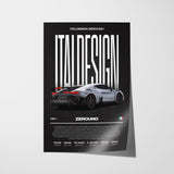 Italdesign Zerouno Duerta Poster