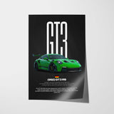911 992 GT3 RS Car Poster