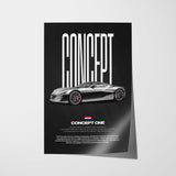 Concept One Car Poster