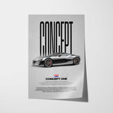 Concept One Car Poster