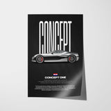 Concept One Car Poster