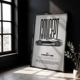 Concept One Car Poster