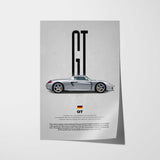 Carrera GT Car Poster