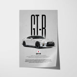 GT-R Car Poster