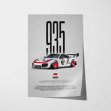 935 Car Poster