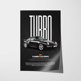911 Turbo 3.6 (964) Car Poster